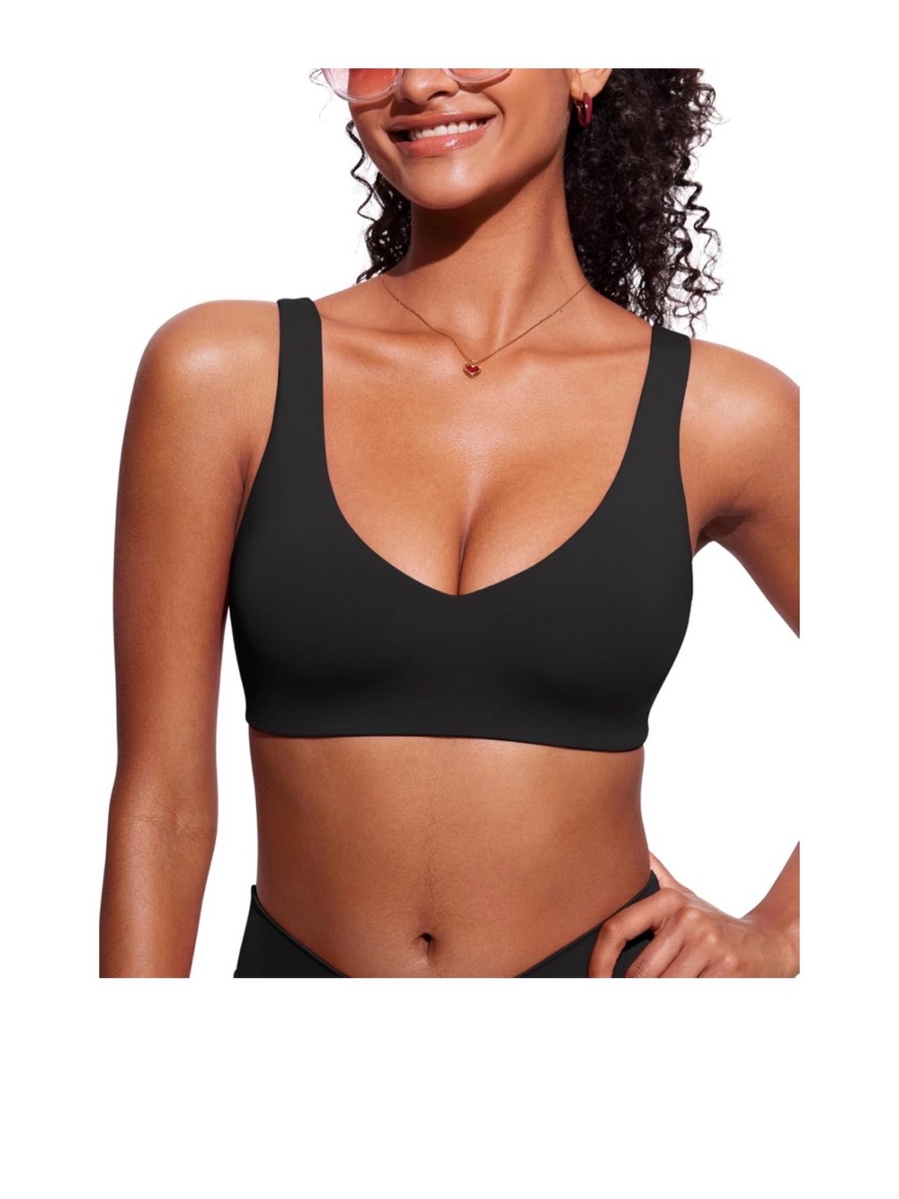 CRZ YOGA V shaped bikini top